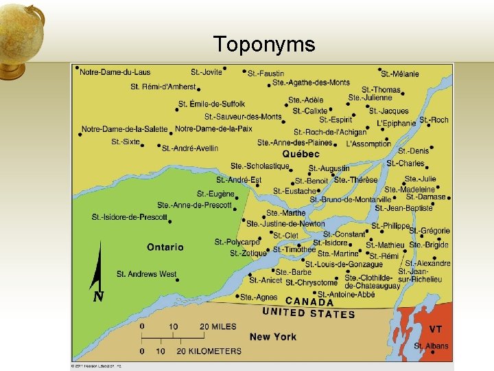 Toponyms 