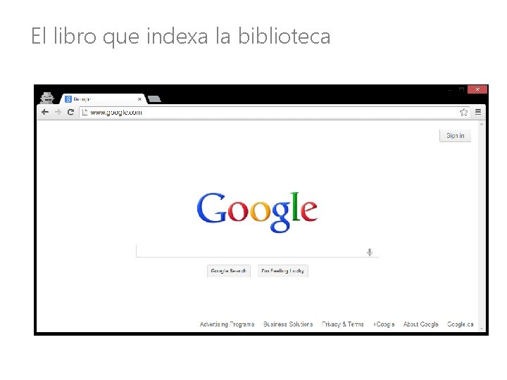 El libro que indexa la biblioteca 