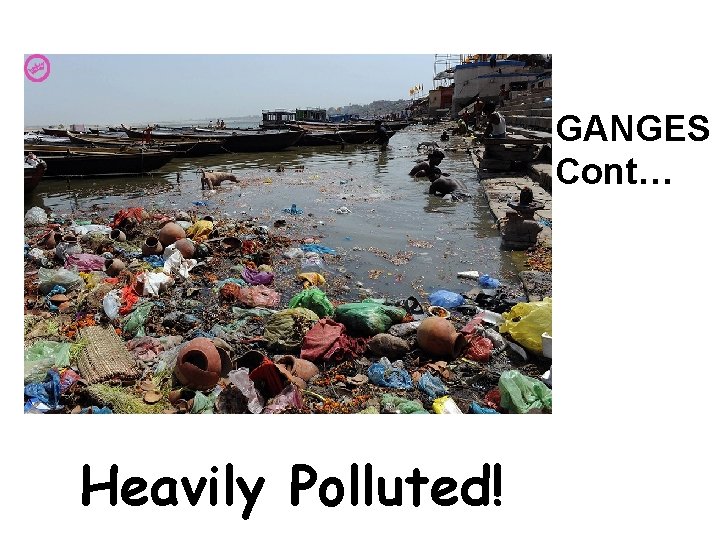 GANGES Cont… Heavily Polluted! 