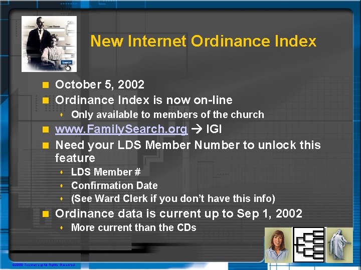 New Internet Ordinance Index October 5, 2002 n Ordinance Index is now on-line n