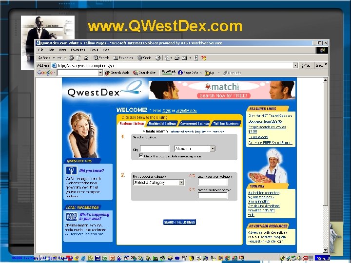 www. QWest. Dex. com © 2000 Toomey. org All Rights Reserved. 