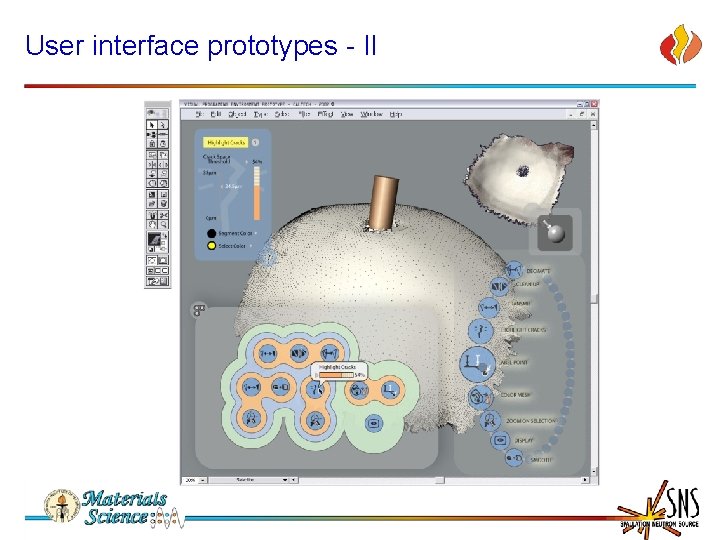User interface prototypes - II 