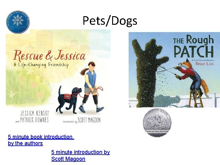 Pets/Dogs 5 minute book introduction by the authors 5 minute introduction by Scott Magoon