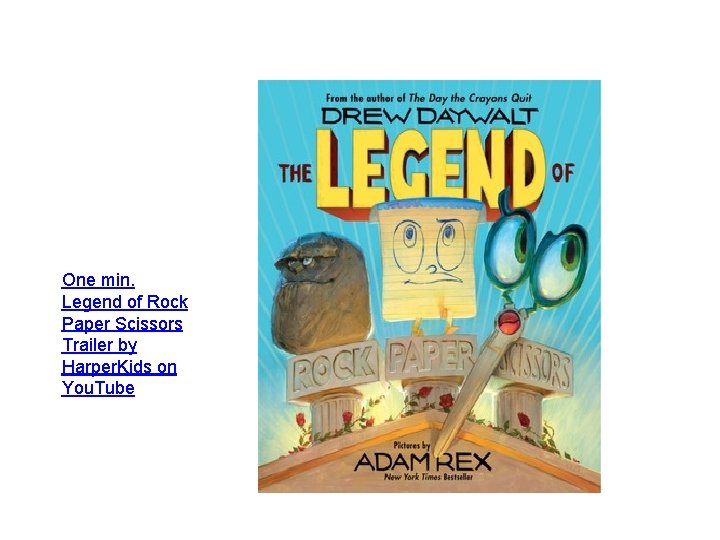 One min. Legend of Rock Paper Scissors Trailer by Harper. Kids on You. Tube