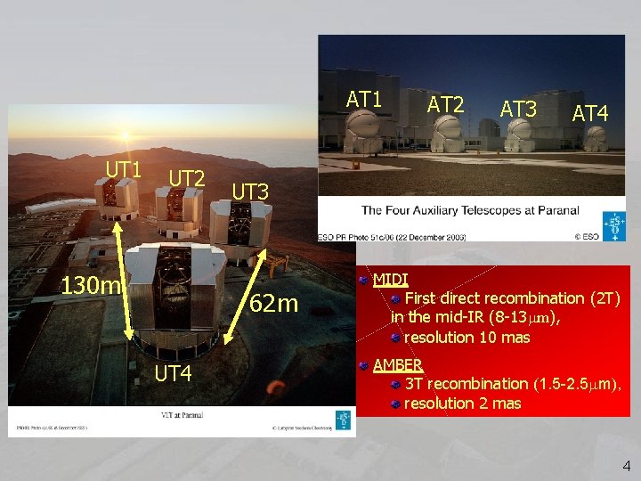 AT 1 UT 2 130 m AT 3 AT 4 UT 3 62 m