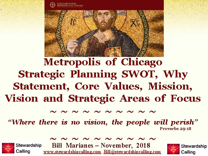Metropolis of Chicago Strategic Planning SWOT, Why Statement, Core Values, Mission, Vision and Strategic Metropolis of Chicago Strategic Planning SWOT, Why Statement, Core Values, Mission, Vision and Strategic