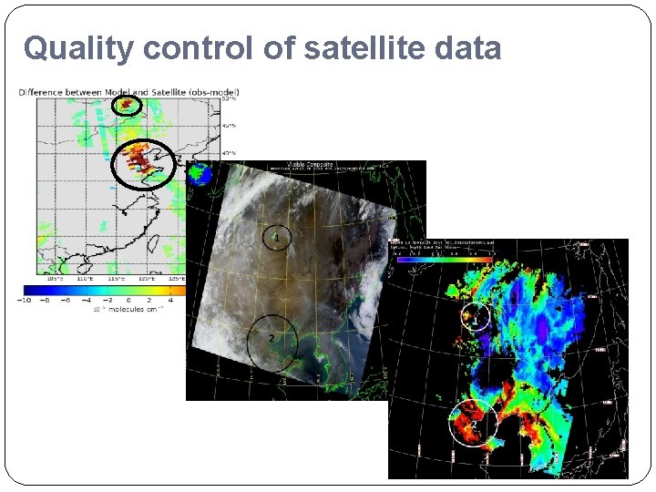  Quality control of satellite data 