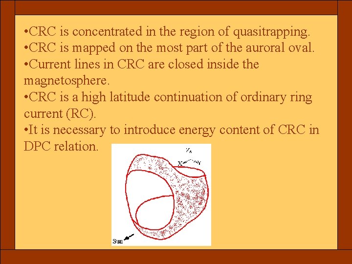  • CRC is concentrated in the region of quasitrapping. • CRC is mapped