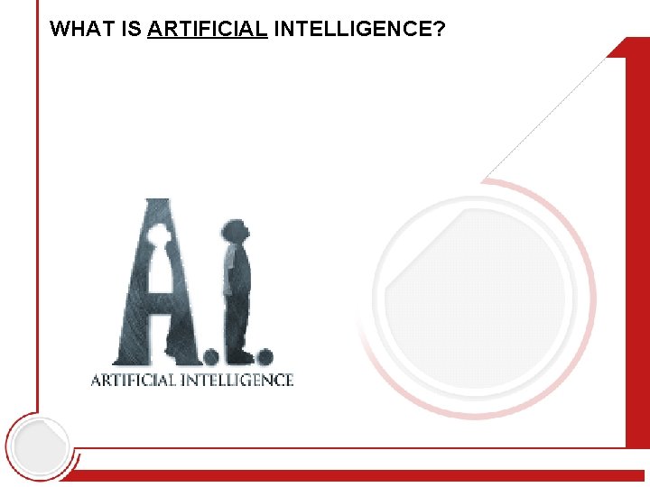 WHAT IS ARTIFICIAL INTELLIGENCE? 