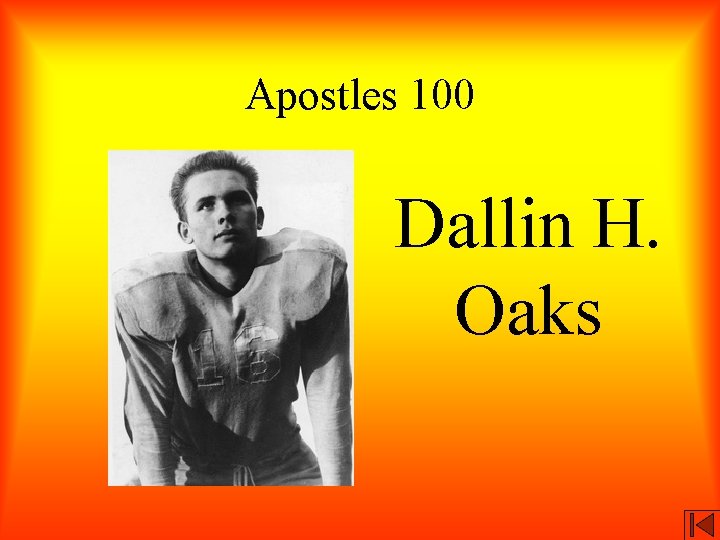 Apostles 100 Dallin H. Oaks 