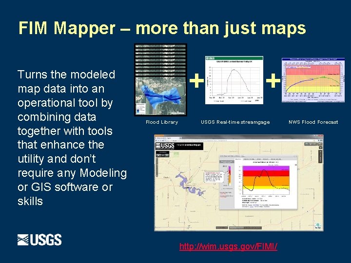 FIM Mapper – more than just maps Turns the modeled map data into an