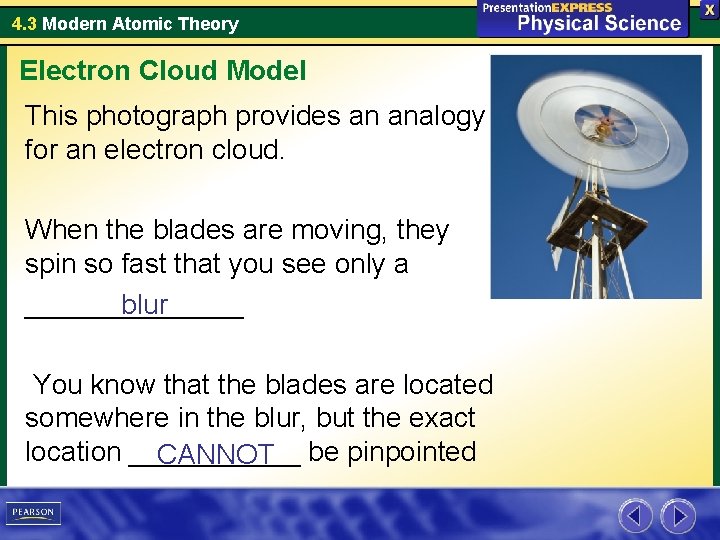 4. 3 Modern Atomic Theory Electron Cloud Model This photograph provides an analogy for 4. 3 Modern Atomic Theory Electron Cloud Model This photograph provides an analogy for
