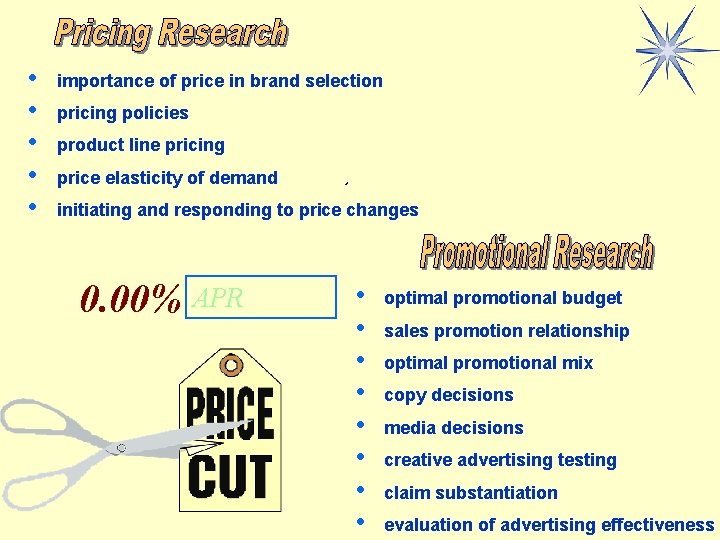  • • • importance of price in brand selection pricing policies product line