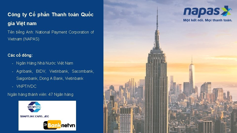 Công ty Cổ phần Thanh toán Quốc gia Việt nam Tên tiếng Anh: National