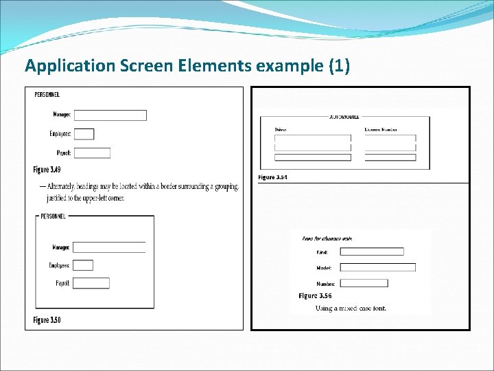 Application Screen Elements example (1) 