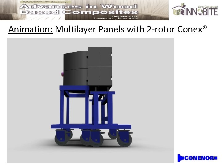 Animation: Multilayer Panels with 2 -rotor Conex® 