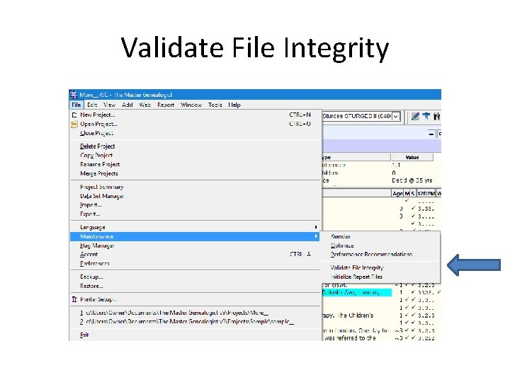 Validate File Integrity 