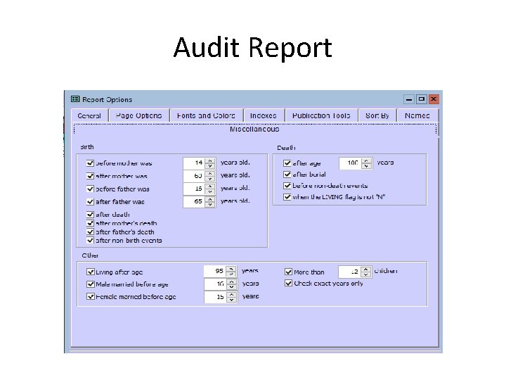 Audit Report 