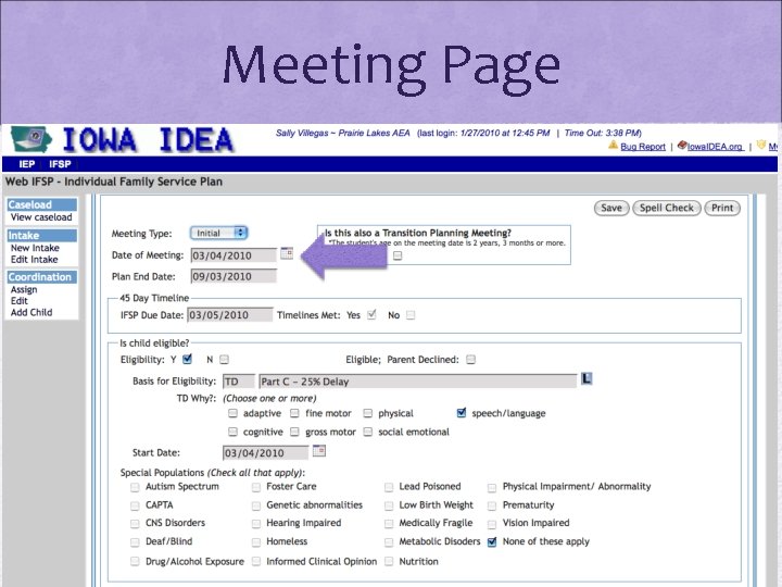 Meeting Page 