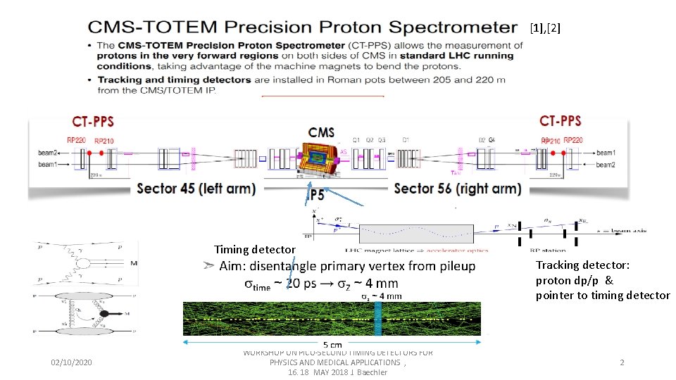 [1], [2] Timing detector 02/10/2020 WORKSHOP ON PICO-SECOND TIMING DETECTORS FOR PHYSICS AND MEDICAL