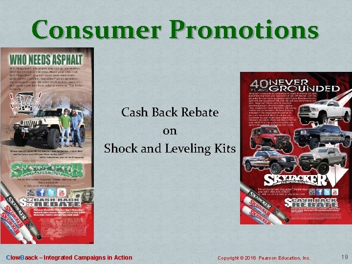Consumer Promotions Cash Back Rebate on Shock and Leveling Kits Clow. Baack – Integrated