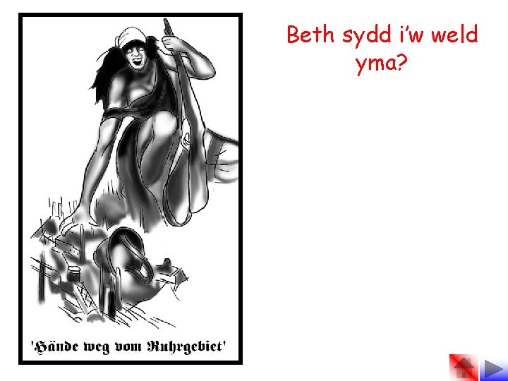 Beth sydd i’w weld yma? 