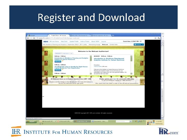 Register and Download Register and Download