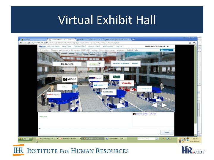 Virtual Exhibit Hall Virtual Exhibit Hall