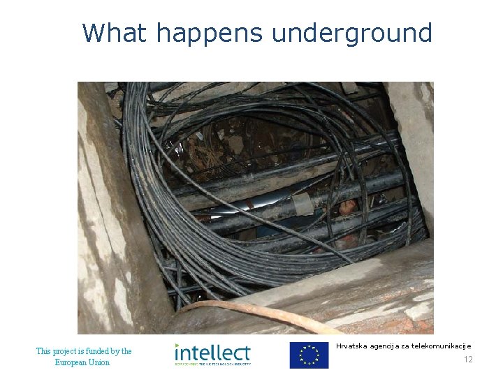 What happens underground This project is funded by the European Union Hrvatska agencija za