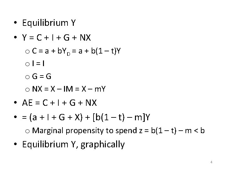 Keynesian Cross Add G And Nx 1 What