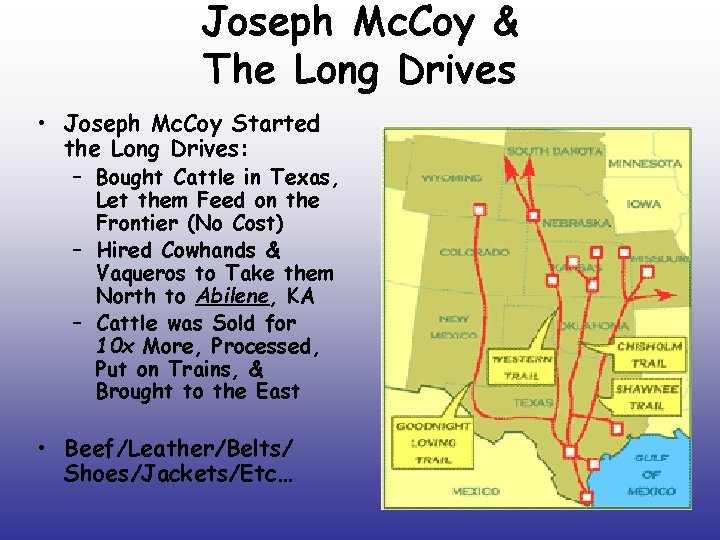 Joseph Mc. Coy & The Long Drives • Joseph Mc. Coy Started the Long Joseph Mc. Coy & The Long Drives • Joseph Mc. Coy Started the Long