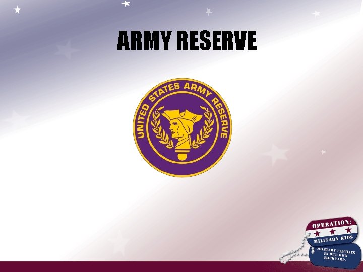 ARMY RESERVE 