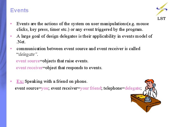 Events • Events are the actions of the system on user manipulations(e. g. mouse Events • Events are the actions of the system on user manipulations(e. g. mouse