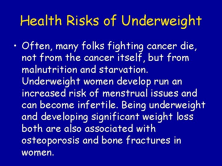 Energy Balance And Body Composition We Expend Energy