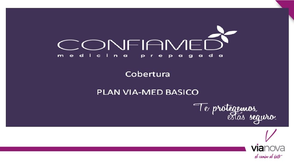 Cobertura PLAN VIA-MED BASICO 