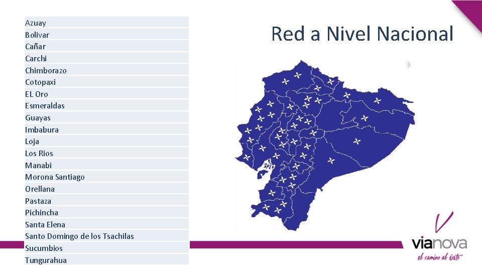 Azuay Bolivar Cañar Carchi Chimborazo Cotopaxi EL Oro Esmeraldas Guayas Imbabura Loja Los Rios