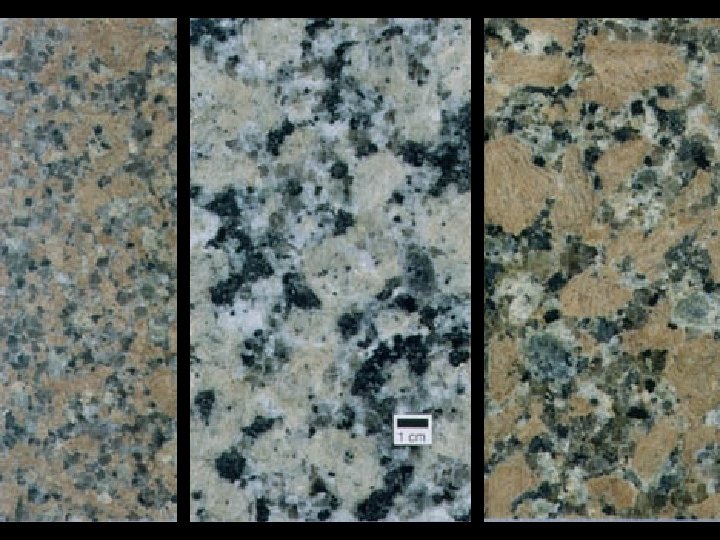 Granite slabs 