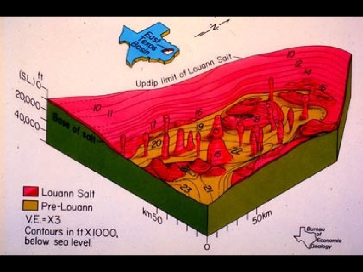 East Texas Basin Salt Structures 