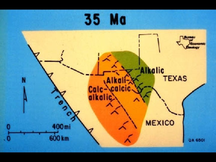 Subduction off the Western Coast of Southern North America 