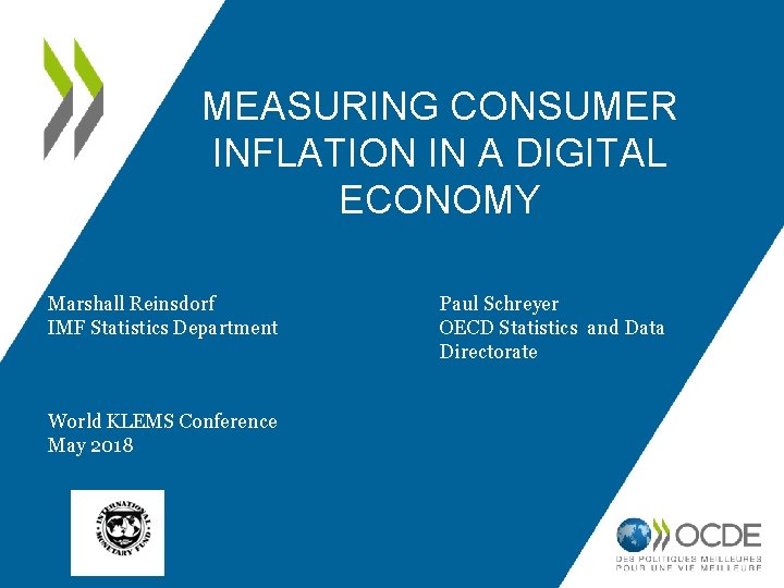 MEASURING CONSUMER INFLATION IN A DIGITAL ECONOMY Marshall