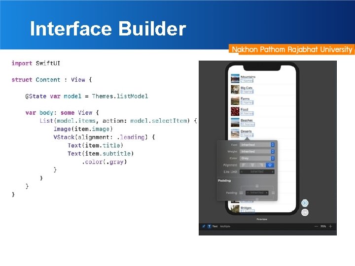  Interface Builder 