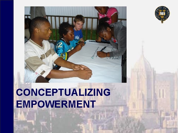 CONCEPTUALIZING EMPOWERMENT 