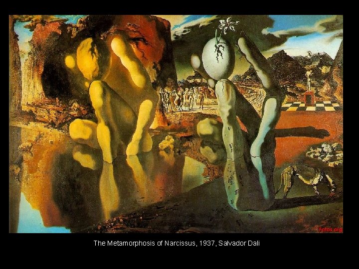 The Metamorphosis of Narcissus, 1937, Salvador Dali 