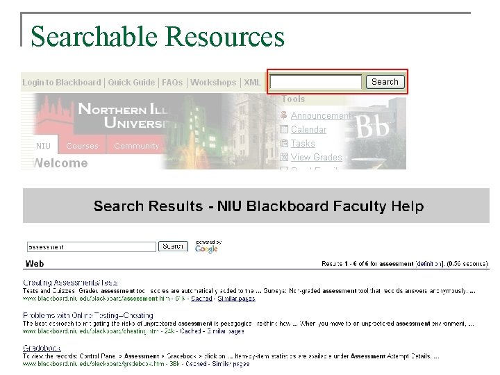 Searchable Resources Searchable Resources