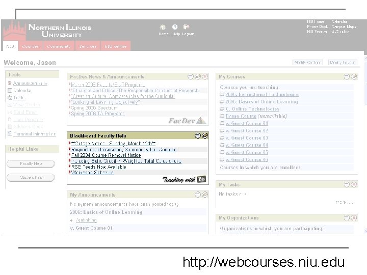 http: //webcourses. niu. edu http: //webcourses. niu. edu