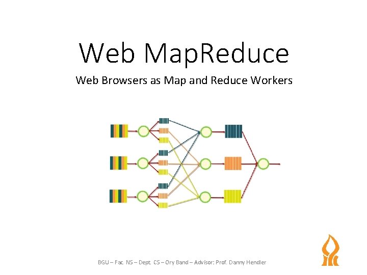 Web Map. Reduce Web Browsers as Map and Reduce Workers BGU – Fac. NS