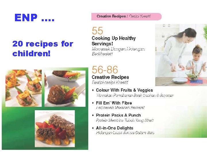 ENP …. 20 recipes for children! 33 