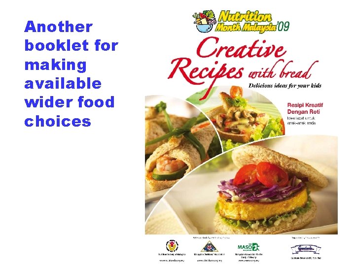 Another booklet for making available wider food choices 34 