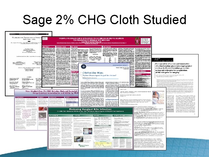 Sage 2% CHG Cloth Studied 