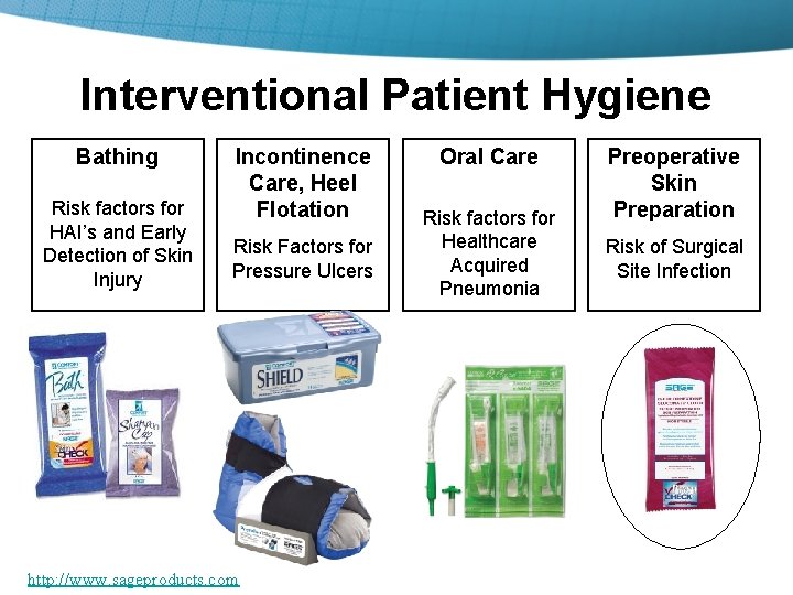 Interventional Patient Hygiene Bathing Risk factors for HAI’s and Early Detection of Skin Injury